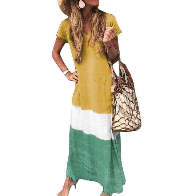 Variant image for Farverig Maxi-jurk til Kvinder-41