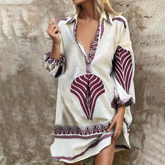 Elegant T-shirtkjole Til Kvinder-1