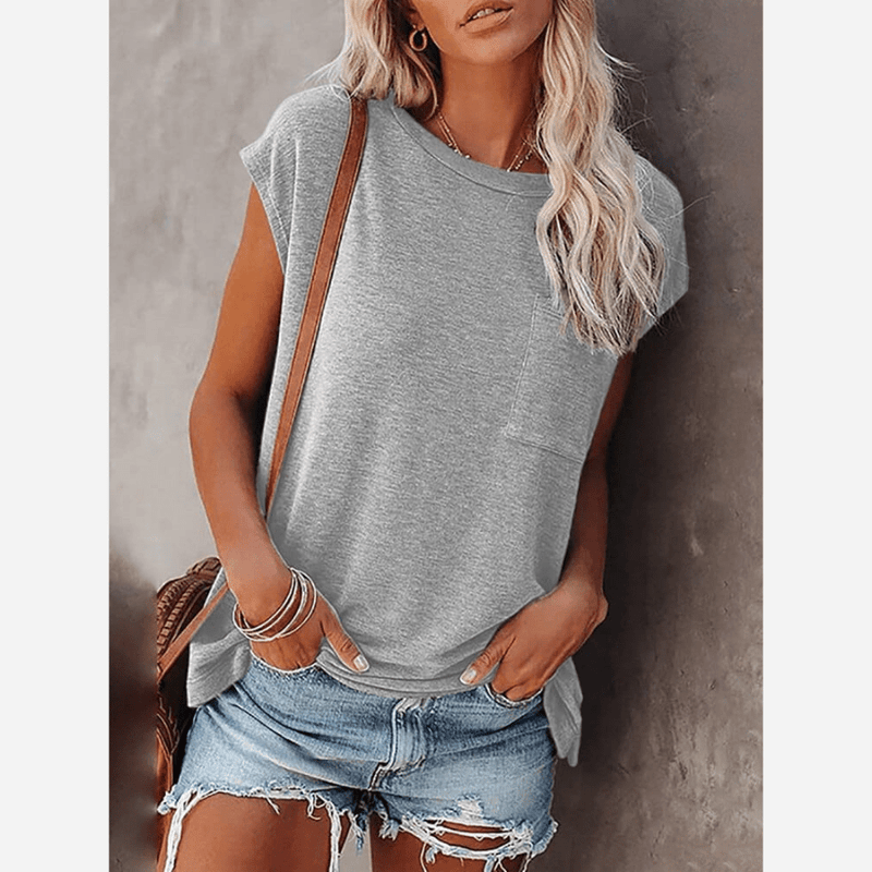 Women Casual T-Shirt – Breathable Material – Simple Look – Loose Fit