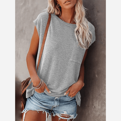 Women Casual T-Shirt – Breathable Material – Simple Look – Loose Fit