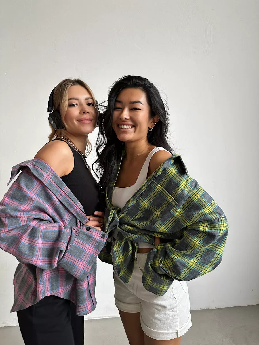 Klassisk Ruitet Skjorte Dame-2