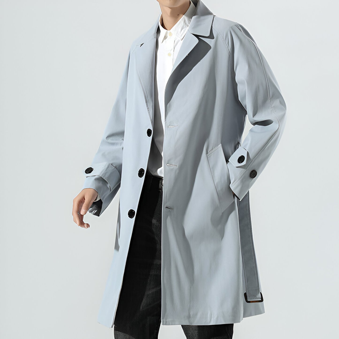 Trenchcoat til kvinder – Vandtæt materiale – Elegant design – Let og behagelig