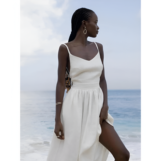 Ladies Beach Dress - Breathable Fabric - Retro Design - Komfortabel pasform