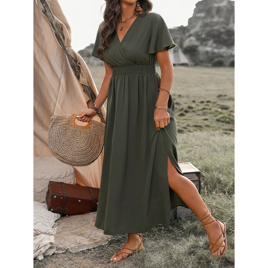 Sommerkjole til kvinder – Let stof – Flatterende pasform – Alsidig stil