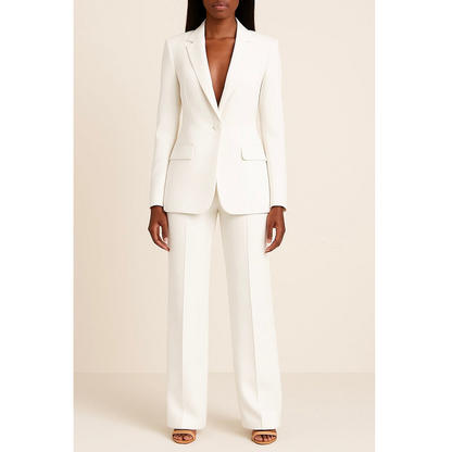 Damer Blazer Broekpak - Moderne design - Professionelt look - Holdbart materiale