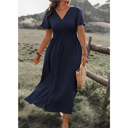 Sommerkjole til kvinder – Let stof – Flatterende pasform – Alsidig stil