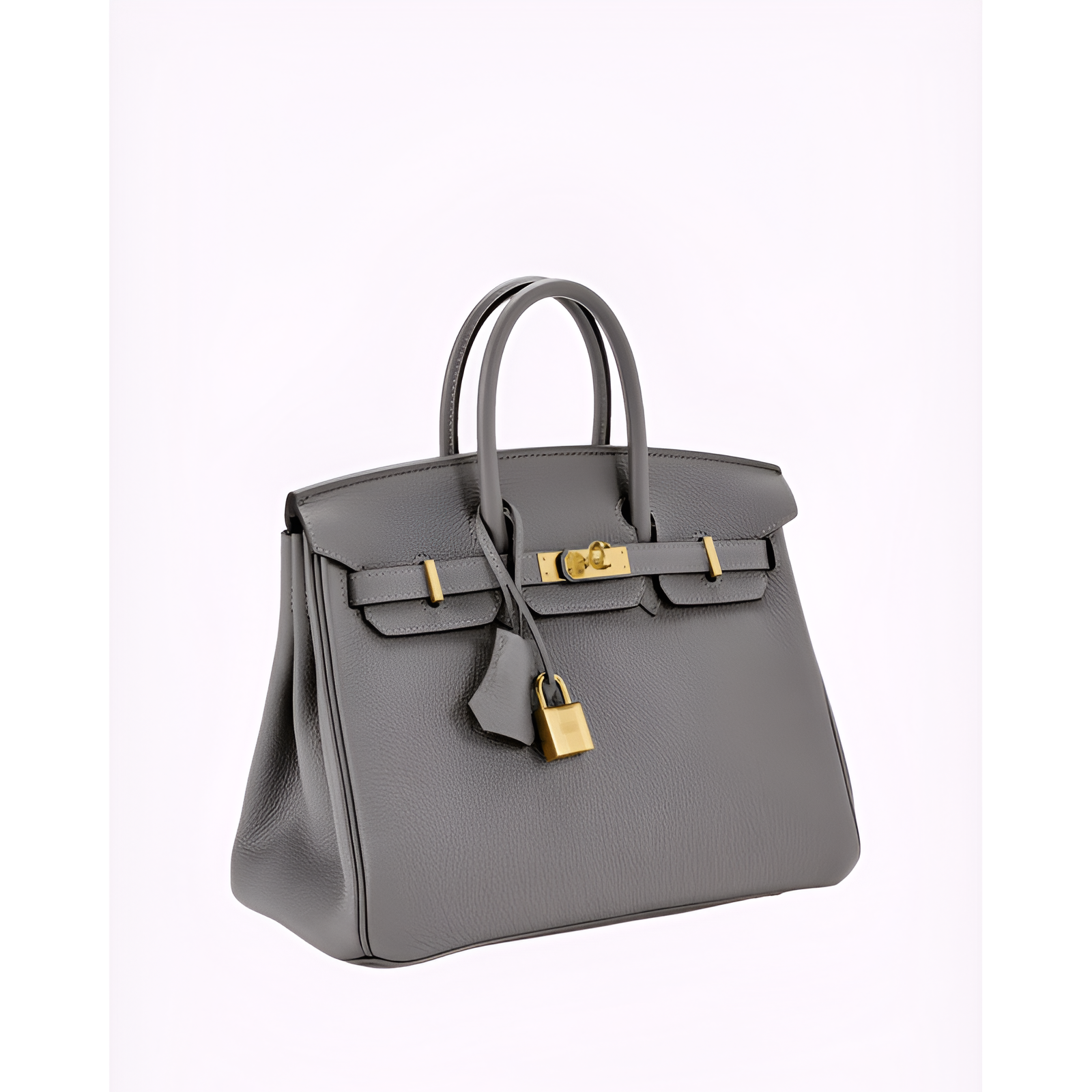 Kvinders håndtaske - ægte læder - luksusdesign - Golden accenter