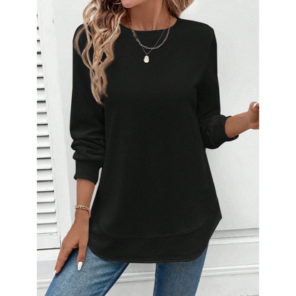 Bluse til kvinder - Løs pasform - Let materiale - Klassisk stil