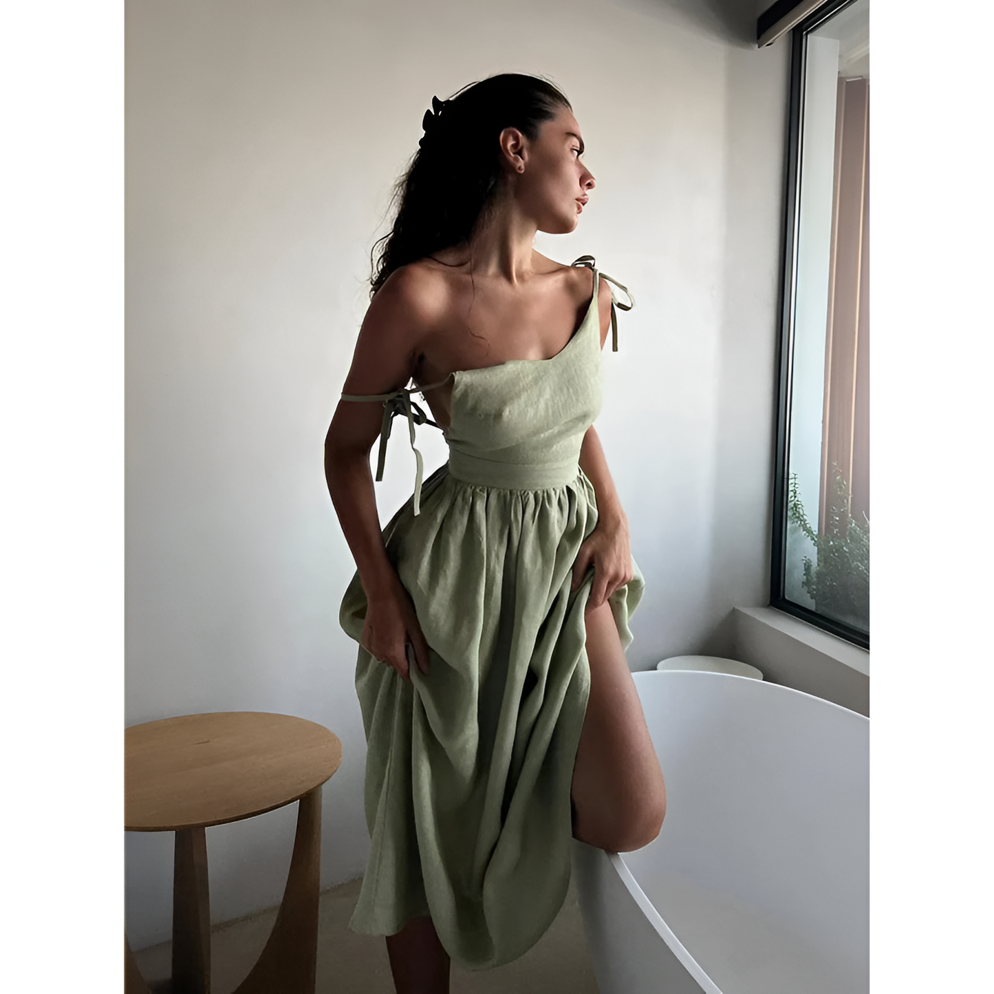 Ladies Beach Dress - Breathable Fabric - Retro Design - Komfortabel pasform