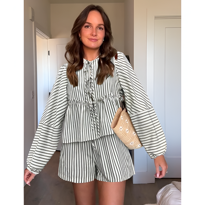 Todelt sommersæt til kvinder - Luftigt stof - Behagelig pasform - Moderne look