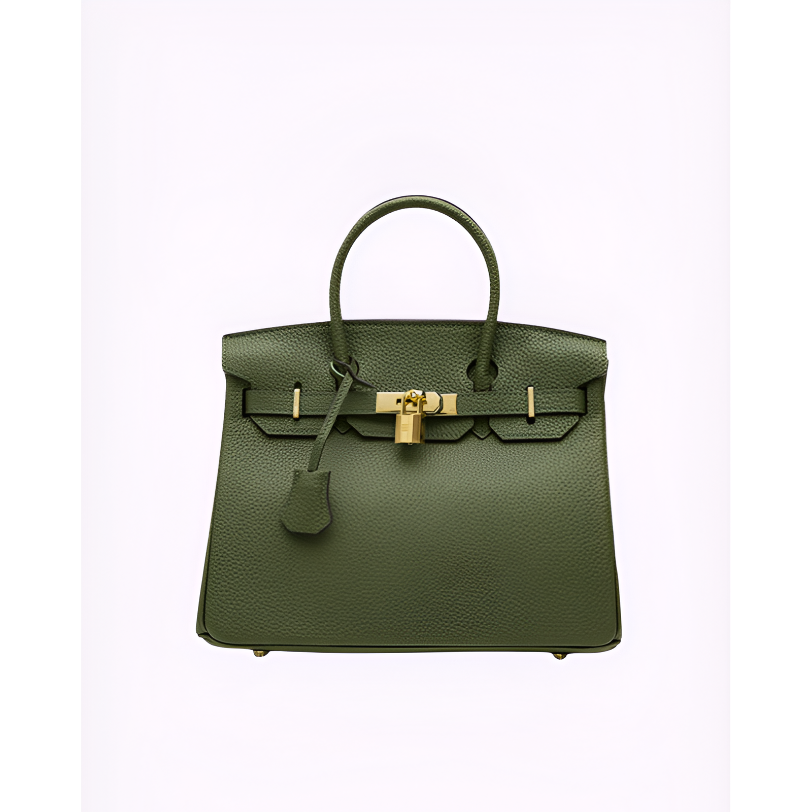 Kvinders håndtaske - ægte læder - luksusdesign - Golden accenter