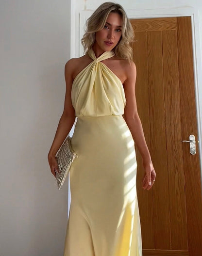 Maxikjole til kvinder – blød tekstur – elegante detaljer – behagelig pasform