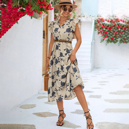 Sommerkjole til kvinder – Stilfuld boho-look – Blødt stof – Alsidig at bære