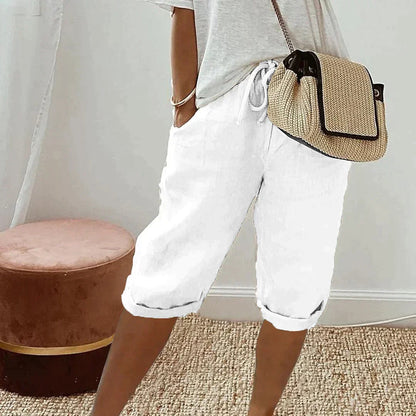 Dameshorts – Elastisk taljebånd – Behagelig pasform – Let følelse