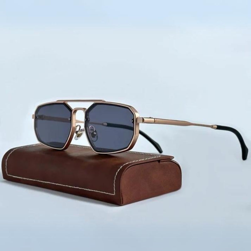 Polariserede solbriller til kvinder – Premium-legering – Ergonomisk pasform – Stilfuldt steampunk-look