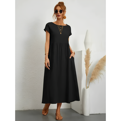 Sommerkjole til kvinder – Åndbart stof – Elegant talje – Afslappet stil