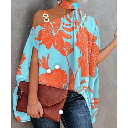 Dame top – Off-shoulder stil – Letvægtsmateriale – Trendy design