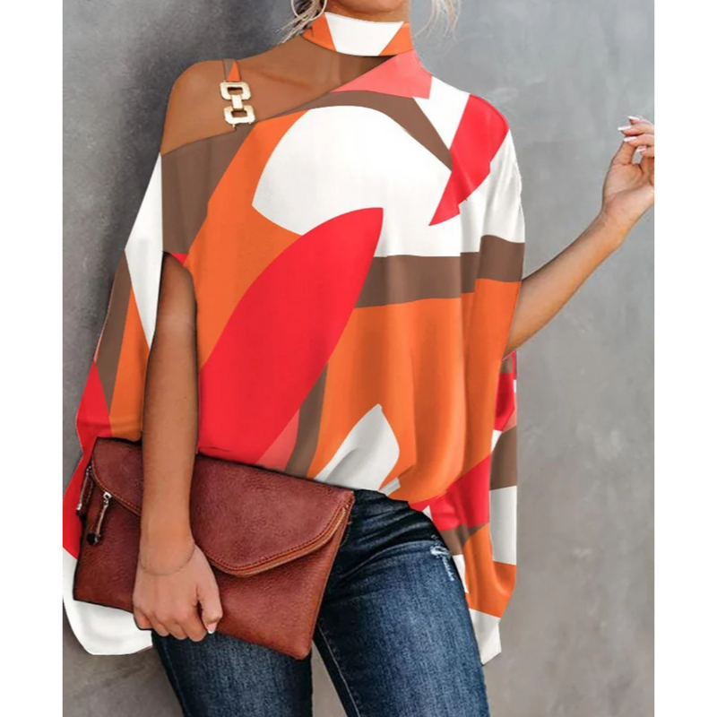 Dame top – Off-shoulder stil – Letvægtsmateriale – Trendy design