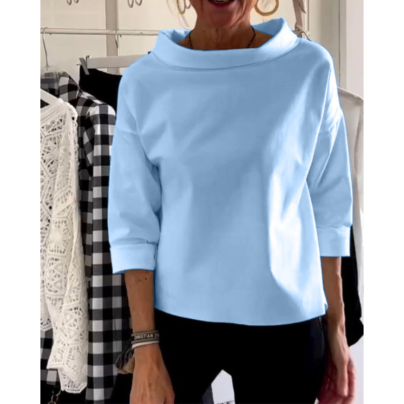 Dame skjorte – Let stof – Boothals – Alsidig stil