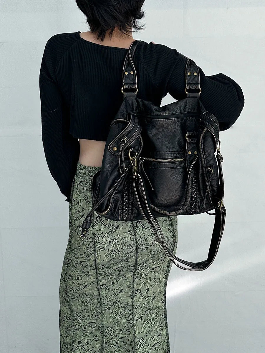 Damehåndtaske – Elegant udseende – Holdbart materiale – Sikker lynlåslukning