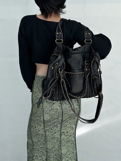 Damehåndtaske – Elegant udseende – Holdbart materiale – Sikker lynlåslukning