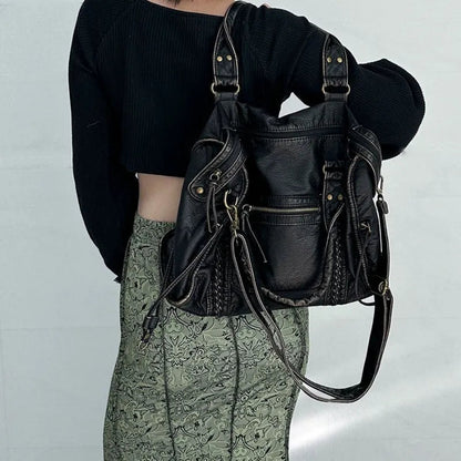 Damehåndtaske – Elegant udseende – Holdbart materiale – Sikker lynlåslukning