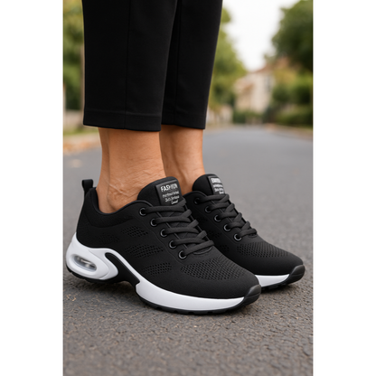 Damessneakers - Gelpuder - Letvægtsdesign - Åndbart materiale