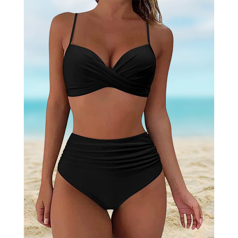 Kvinders svømmetøjssæt - smigrende pasform - Høj talje - Komfortabel stil