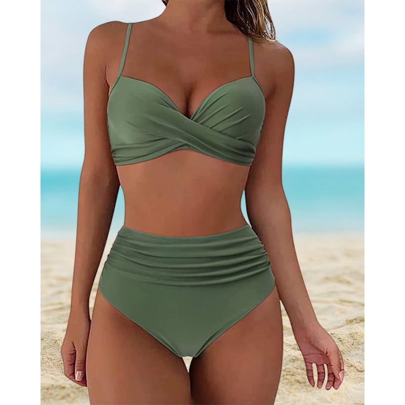 Kvinders svømmetøjssæt - smigrende pasform - Høj talje - Komfortabel stil