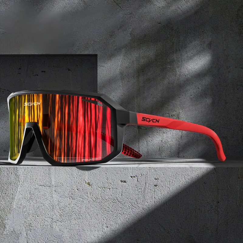 Herre solbriller – Polariserede glas – Sporty design – UV400-beskyttelse