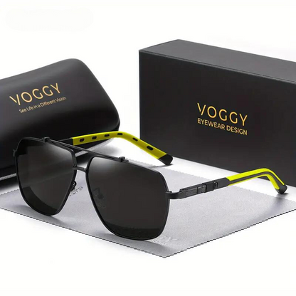 Herre solbriller – Kite-stil – Polariserede glas – UV400-beskyttelse