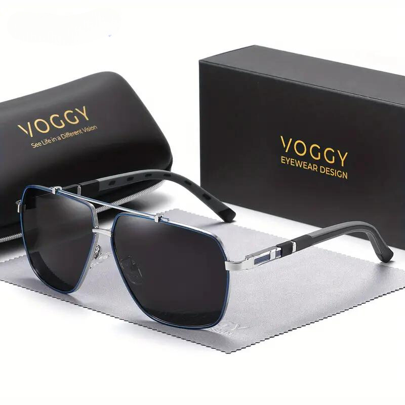 Herre solbriller – Kite-stil – Polariserede glas – UV400-beskyttelse