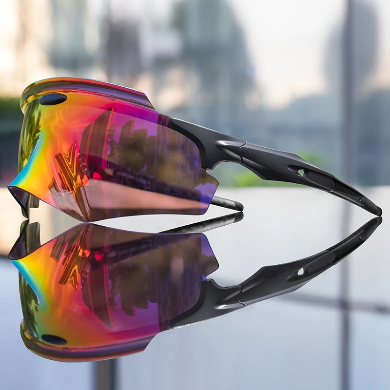 Herresolbriller – 100 % UV-beskyttelse – Sport Fit – Klar synlighed