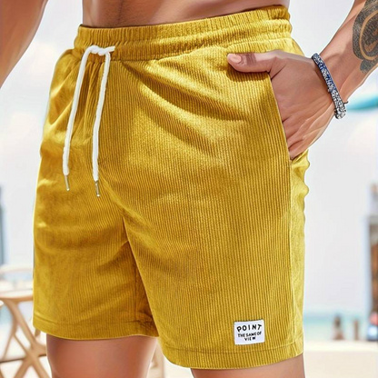 Herre sommerbukser – Vintage look – Åndbart materiale – Afslappet pasform