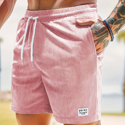 Herre sommerbukser – Vintage look – Åndbart materiale – Afslappet pasform