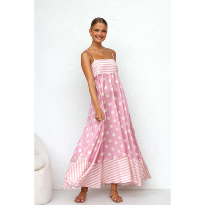 Maxikjole til kvinder – Fine stropper – Behagelig pasform – Luftigt look
