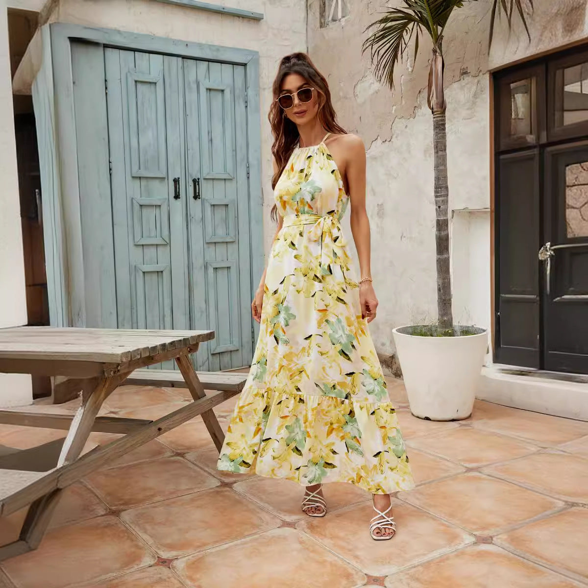 Maxi-jurk | Sommerkjole til kvinder | Anna-3