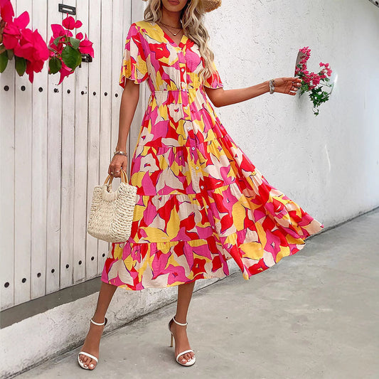 Variant image for A-Lijnjurk | Midi Forår/Sommer Til Kvinder | Anna-1