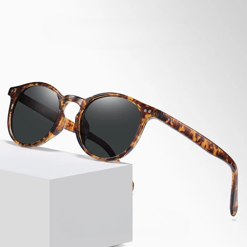 Solbriller til kvinder – Stilfuld rund form – UV-beskyttelse – Holdbar pasform