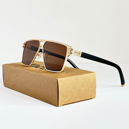 Solglas til kvinder – UV-beskyttelse – Trendy firkantet form – Letvægts