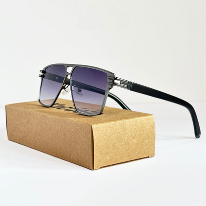 Solglas til kvinder – UV-beskyttelse – Trendy firkantet form – Letvægts