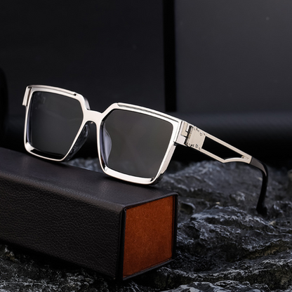 Damesolbriller – Stilfulde metalakcenter – Let acetat – Luksuriøst look