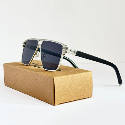 Solglas til kvinder – UV-beskyttelse – Trendy firkantet form – Letvægts