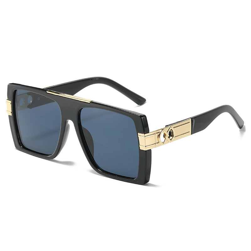 Solbriller til kvinder – Rektangulær stel – Guldfarvede hængsler – UV400-beskyttelse