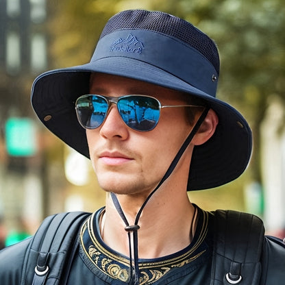 Unisex safari hat – beskyttelse mod solen – luftig design – vindstram pasform