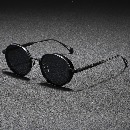 Unisex solbriller - Rundform - UV - Beskyttelse - Tidløs design