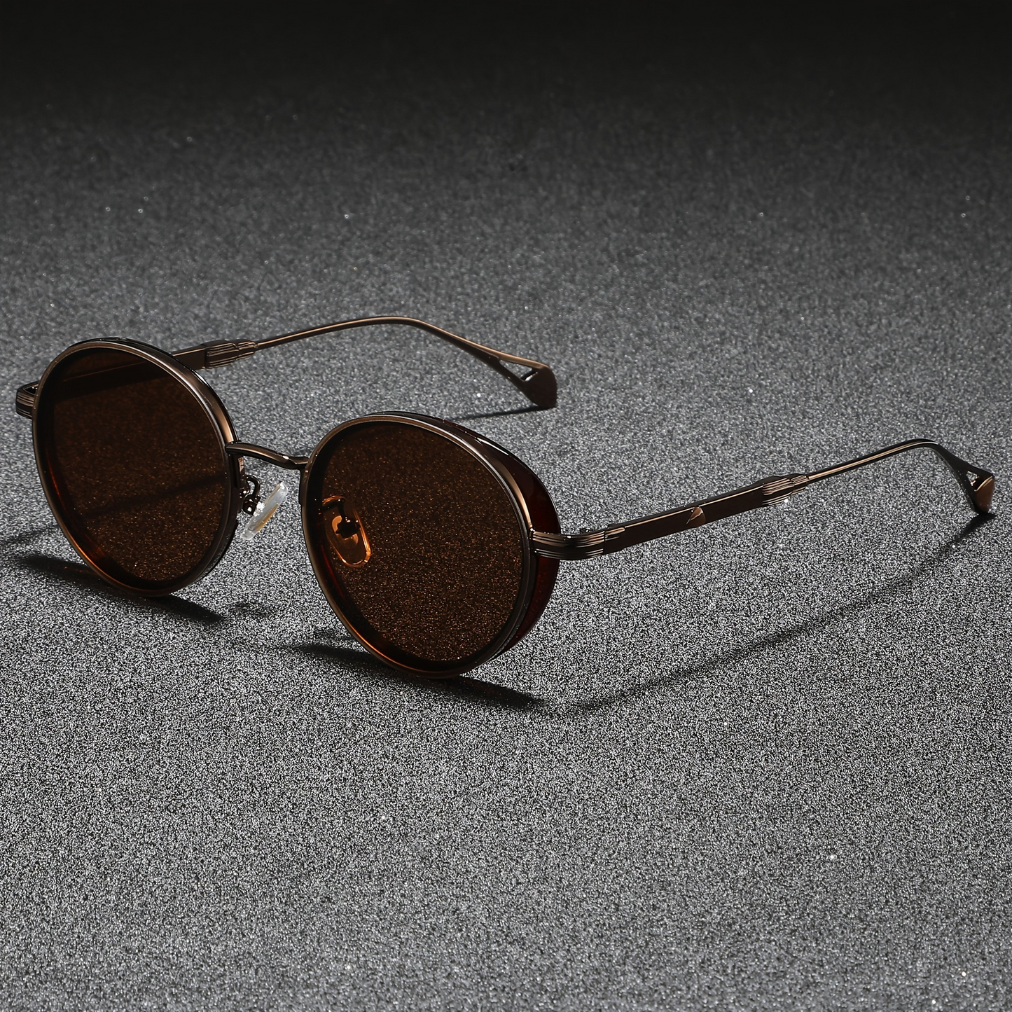 Unisex solbriller - Rundform - UV - Beskyttelse - Tidløs design