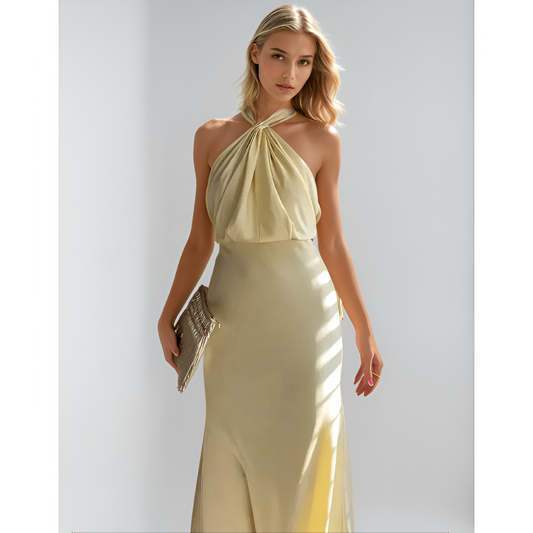 Maxikjole til kvinder – blød tekstur – elegante detaljer – behagelig pasform