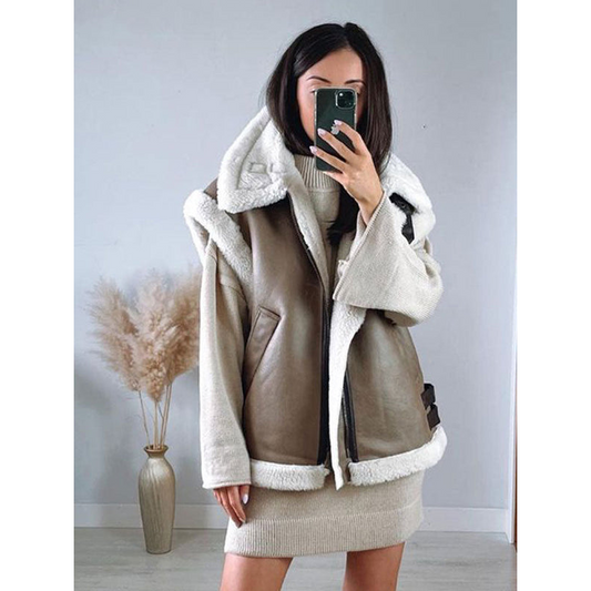 Damevest – Varm og behagelig – Normal pasform – Lynlåslukning