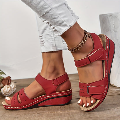 Kvinders sandaler - ortopædisk støtte - ergonomisk fodseng - justerbare stropper